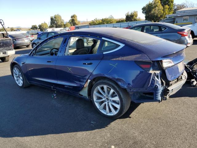 5YJ3E1EA5JF164515 - 2018 TESLA MODEL 3 ლურჯი ფოტო 2