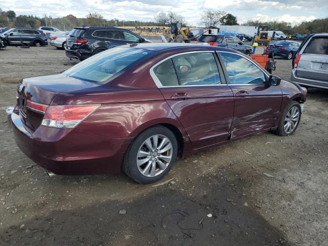 1HGCP2F85CA102766 - 2012 HONDA ACCORD EXL MAROON photo 3