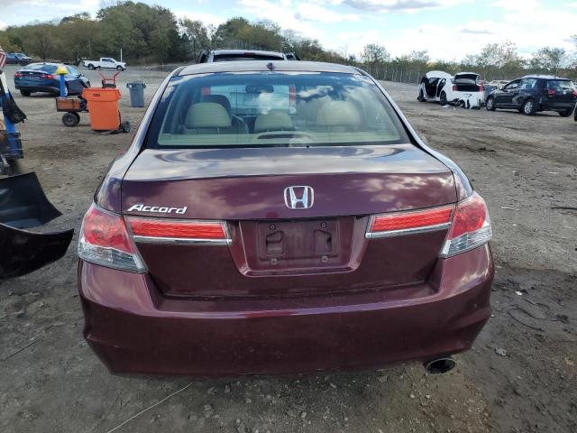 1HGCP2F85CA102766 - 2012 HONDA ACCORD EXL MAROON photo 6