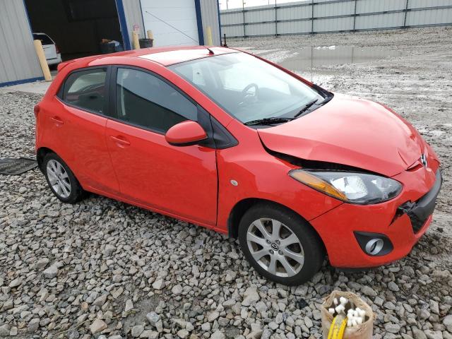 JM1DE1LY0D0154711 - 2013 MAZDA MAZDA2 RED photo 4