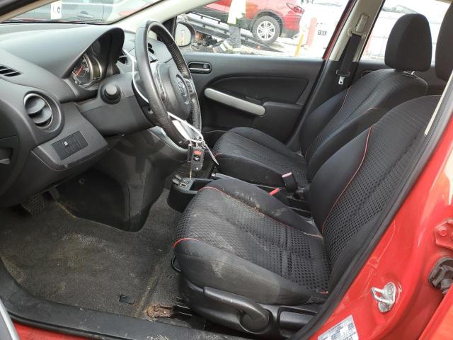JM1DE1LY0D0154711 - 2013 MAZDA MAZDA2 RED photo 7