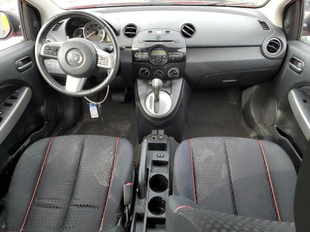 JM1DE1LY0D0154711 - 2013 MAZDA MAZDA2 RED photo 8