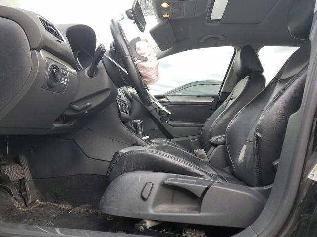 WVWDM7AJ1CW302050 - 2012 VOLKSWAGEN GOLF BLACK photo 7