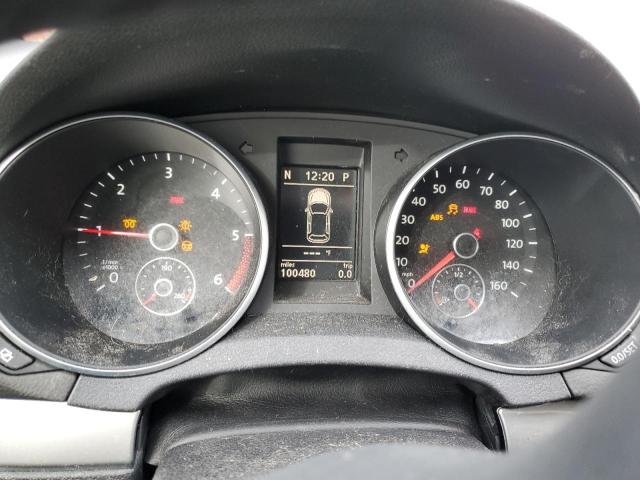 WVWDM7AJ1CW302050 - 2012 VOLKSWAGEN GOLF BLACK photo 9