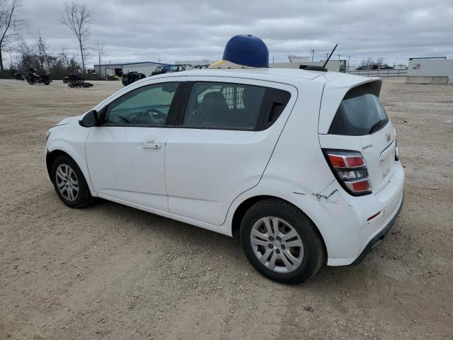 1G1JG6SB6K4142522 - 2019 CHEVROLET SONIC WHITE photo 2