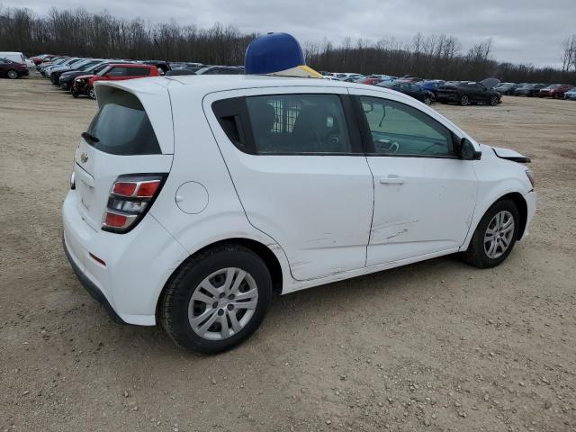 1G1JG6SB6K4142522 - 2019 CHEVROLET SONIC WHITE photo 3