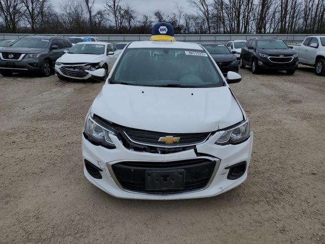 1G1JG6SB6K4142522 - 2019 CHEVROLET SONIC WHITE photo 5