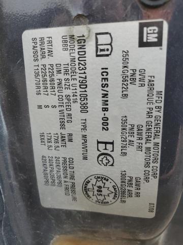 1GNDU23179D105380 - 2009 CHEVROLET UPLANDER LS GRAY photo 13