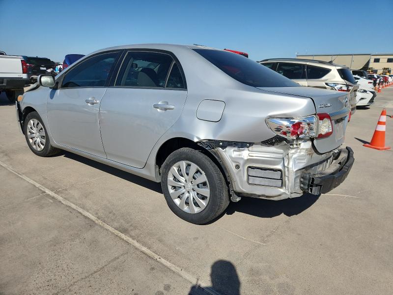 5YFBU4EE9DP141847 - 2013 TOYOTA COROLLA BASE Silber Foto 2