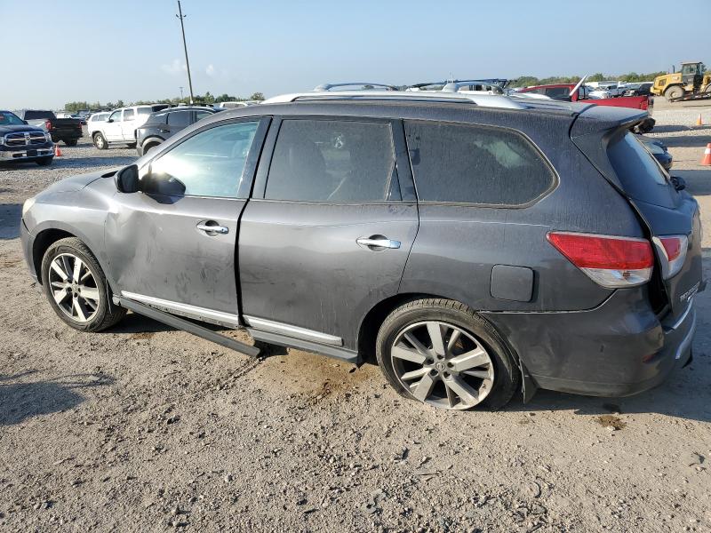 5N1AR2MN5EC714865 - 2014 NISSAN PATHFINDER S GRAY photo 2