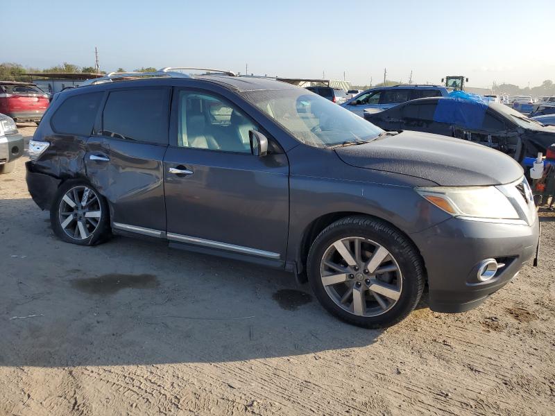 5N1AR2MN5EC714865 - 2014 NISSAN PATHFINDER S GRAY photo 4