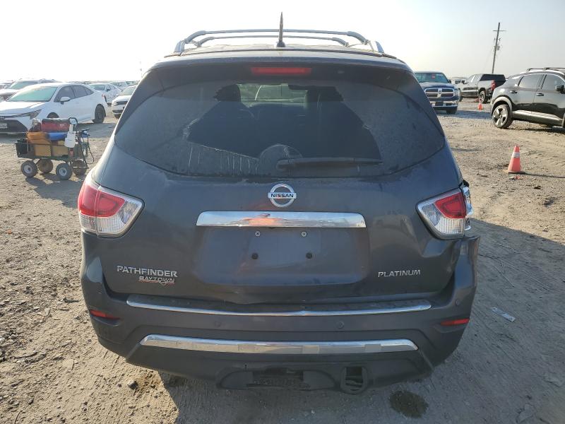 5N1AR2MN5EC714865 - 2014 NISSAN PATHFINDER S GRAY photo 6