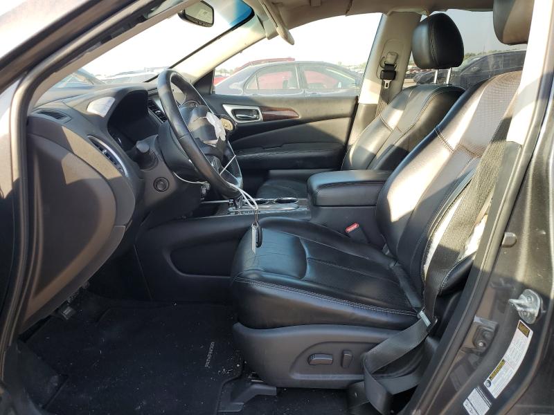 5N1AR2MN5EC714865 - 2014 NISSAN PATHFINDER S GRAY photo 7