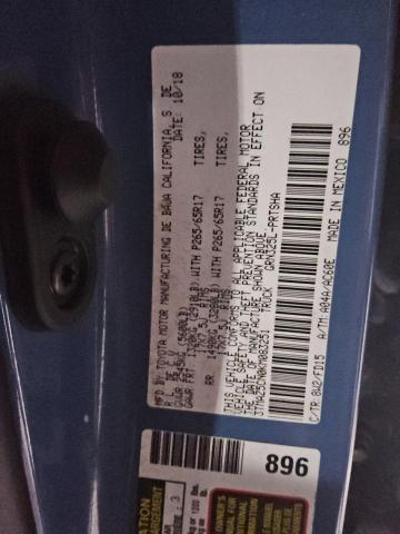 3TMAZ5CN0KM083251 - 2019 TOYOTA TACOMA DOUBLE CAB ლურჯი ფოტო 13