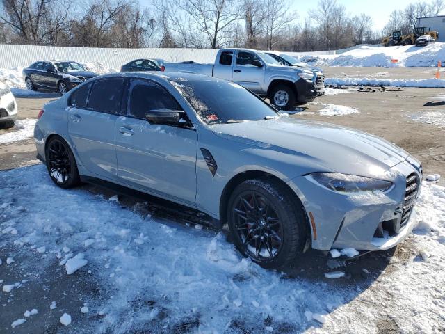 WBS33AY05MFK88897 - 2021 BMW M3 COMPETITION ნაცრისფერი ფოტო 4