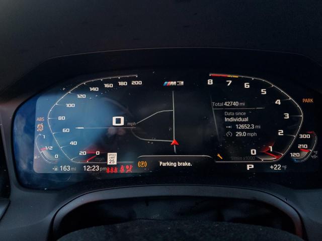 WBS33AY05MFK88897 - 2021 BMW M3 COMPETITION ნაცრისფერი ფოტო 9