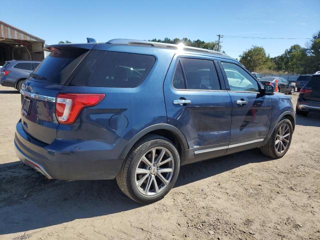 1FM5K7F84HGA35029 - 2017 FORD EXPLORER LIMITED 蓝色 照片 3