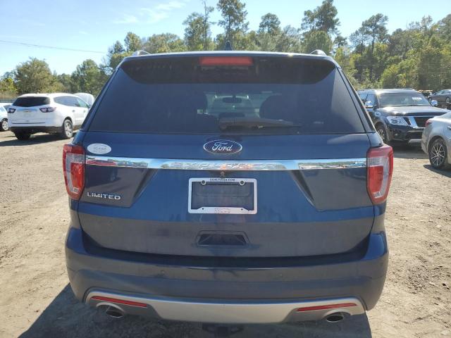 1FM5K7F84HGA35029 - 2017 FORD EXPLORER LIMITED 蓝色 照片 6