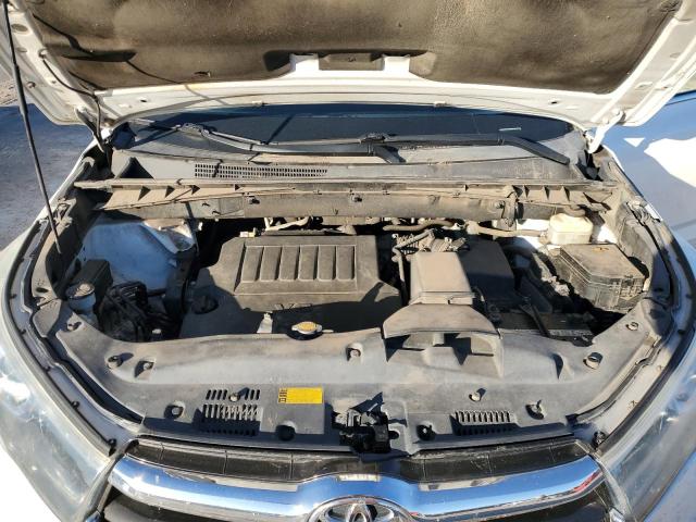 5TDKKRFH6FS053490 - 2015 TOYOTA HIGHLANDER XLE WHITE photo 12