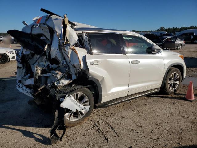 5TDKKRFH6FS053490 - 2015 TOYOTA HIGHLANDER XLE WHITE photo 3
