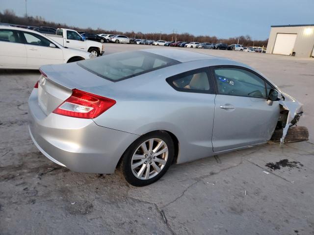 2HGFG3B09CH526536 - 2012 HONDA CIVIC EXL ვერცხლისფერი ფოტო 3