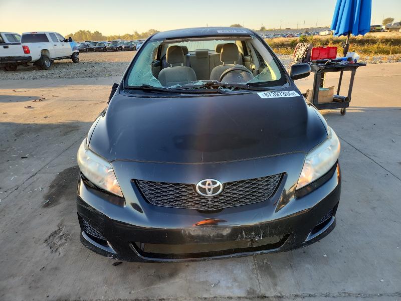 2T1BU40E79C183755 - 2009 TOYOTA COROLLA BASE BLACK photo 5