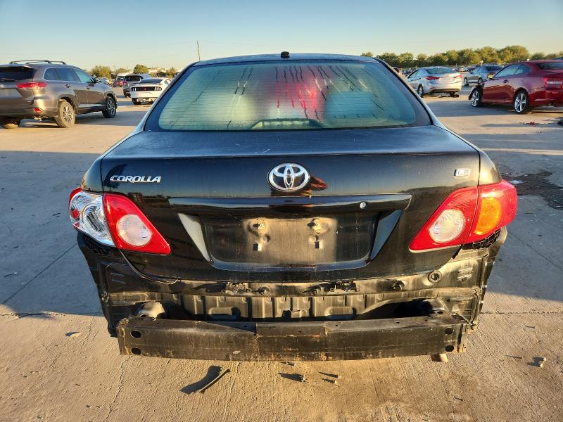 2T1BU40E79C183755 - 2009 TOYOTA COROLLA BASE BLACK photo 6