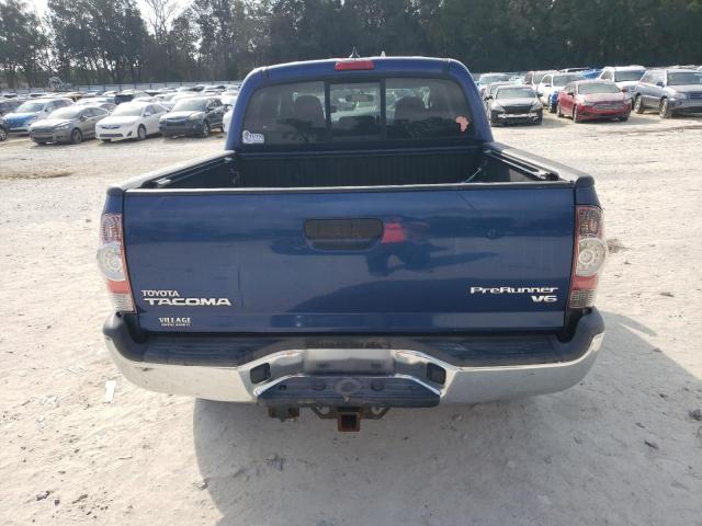 5TFJU4GN1EX052494 - 2014 TOYOTA TACOMA DOUBLE CAB PRERUNNER BLUE photo 6