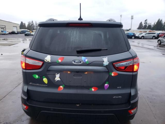 MAJ6S3GLXKC307852 - 2019 FORD ECOSPORT SE ნაცრისფერი ფოტო 6