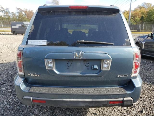 5FNYF18747B024371 - 2007 HONDA PILOT EXL Կապույտ լուսանկար 6