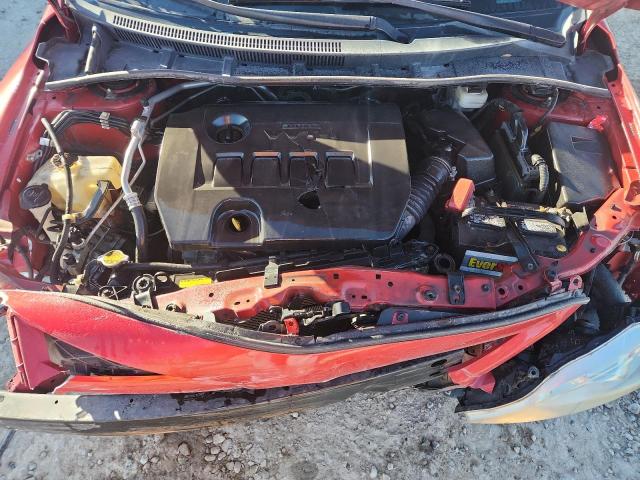 2T1BU4EE1BC538370 - 2011 TOYOTA COROLLA BASE RED photo 11