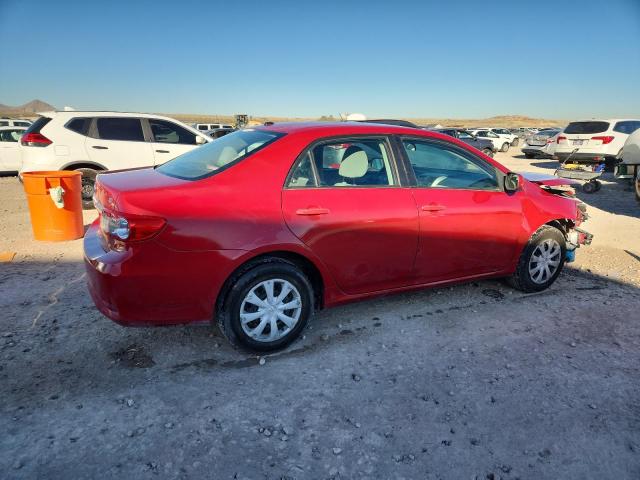 2T1BU4EE1BC538370 - 2011 TOYOTA COROLLA BASE RED photo 3