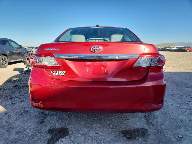 2T1BU4EE1BC538370 - 2011 TOYOTA COROLLA BASE RED photo 6