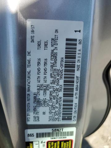 5TFSX5EN3HX057690 - 2017 TOYOTA TACOMA ACCESS CAB Silber Foto 12