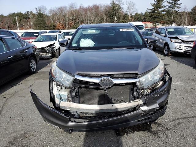 5TDJKRFH3GS280603 - 2016 TOYOTA HIGHLANDER XLE GRAY photo 5
