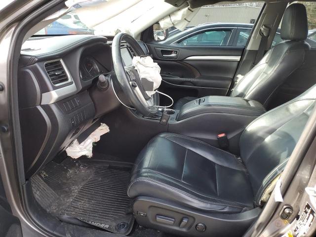5TDJKRFH3GS280603 - 2016 TOYOTA HIGHLANDER XLE GRAY photo 7