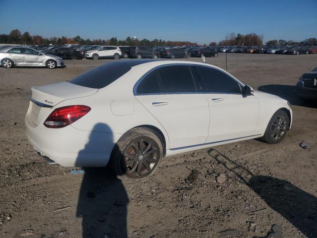 55SWF4KB5HU202729 - 2017 MERCEDES-BENZ C 300 4MATIC WHITE photo 3