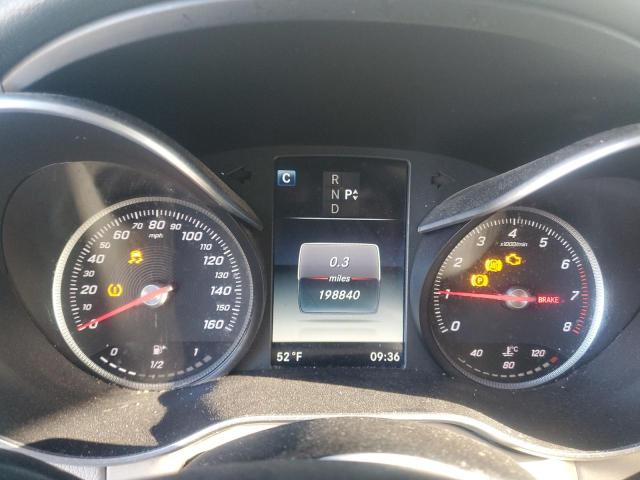 55SWF4KB5HU202729 - 2017 MERCEDES-BENZ C 300 4MATIC WHITE photo 9