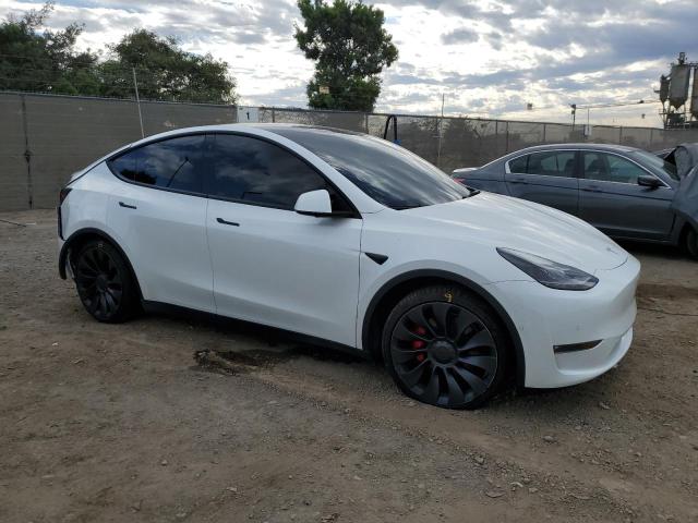 7SAYGDEF4NF407656 - 2022 TESLA MODEL Y 白色 照片 4
