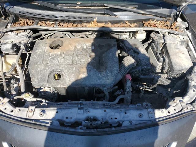 1NXBU4EE7AZ341720 - 2010 TOYOTA COROLLA BASE Մոխրագույն լուսանկար 11