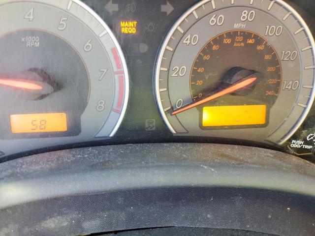 1NXBU4EE7AZ341720 - 2010 TOYOTA COROLLA BASE Մոխրագույն լուսանկար 9