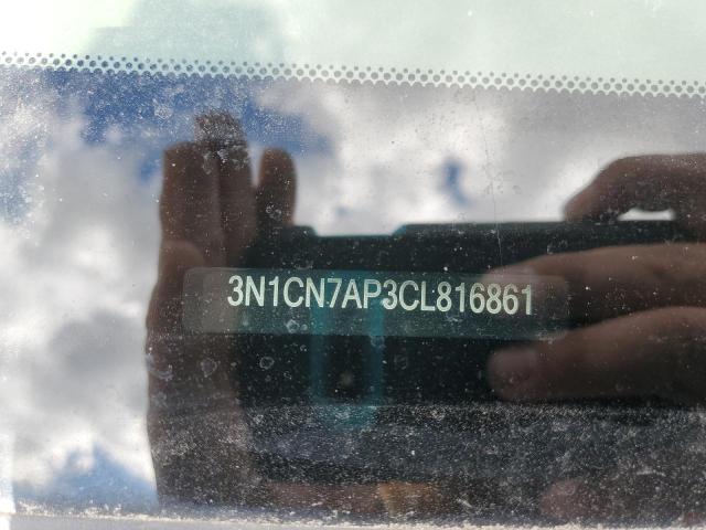 3N1CN7AP3CL816861 - 2012 NISSAN VERSA S თეთრი ფოტო 12