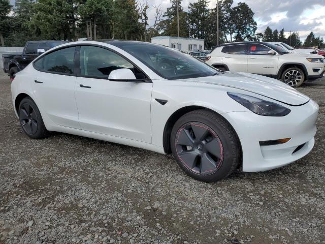5YJ3E1EA7PF464842 - 2023 TESLA MODEL 3 白色 照片 4