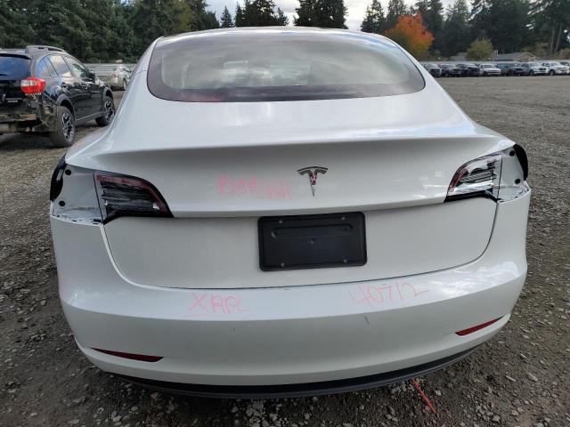5YJ3E1EA7PF464842 - 2023 TESLA MODEL 3 白色 照片 6