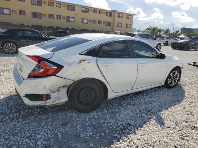 19XFC2F5XJE029563 - 2018 HONDA CIVIC LX WHITE photo 3