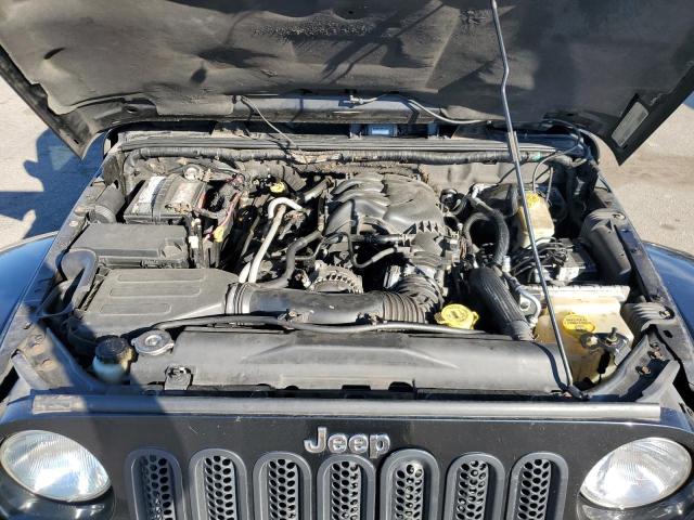 1C4HJWEG7CL104691 - 2012 JEEP WRANGLER U SAHARA 黑色 照片 12