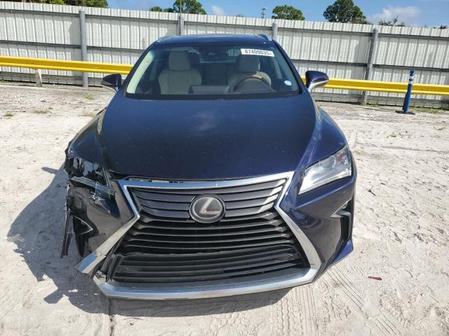 2T2ZZMCA1JC104265 - 2018 LEXUS RX 350 BASE BLUE photo 5