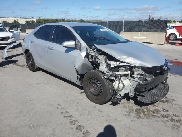 2T1BURHEXEC110004 - 2014 TOYOTA COROLLA L SILVER photo 4