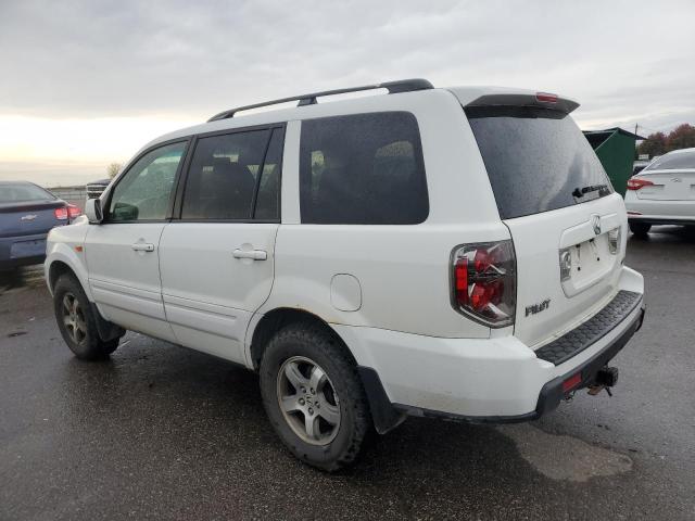 5FNYF18627B024487 - 2007 HONDA PILOT EXL WHITE photo 2