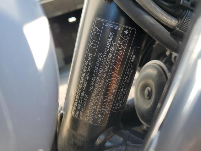 WB10J3300KZ794956 - 2019 BMW R NINE T SCRAMBLER WHITE photo 8